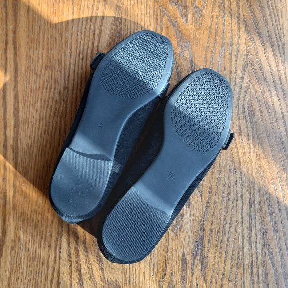 Tory Burch Black Suede Smoking Loafer Academia Quiet Luxury Size 7.5 - Picture 12 of 16